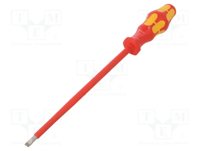 WERA Destornillador plano aislado 6,5x1,2mm 200mm WERA Destornillador plano aislado 6,5x1,2mm 200mm
