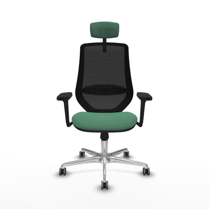 PIQUERAS Y CRESPO Silla de oficina Mardos con Mecanismo Sincro Verde esmeralda y Negro PIQUERAS Y CRESPO Silla de oficina Mardos con Mecanismo Sincro Verde esmeralda y Negro
