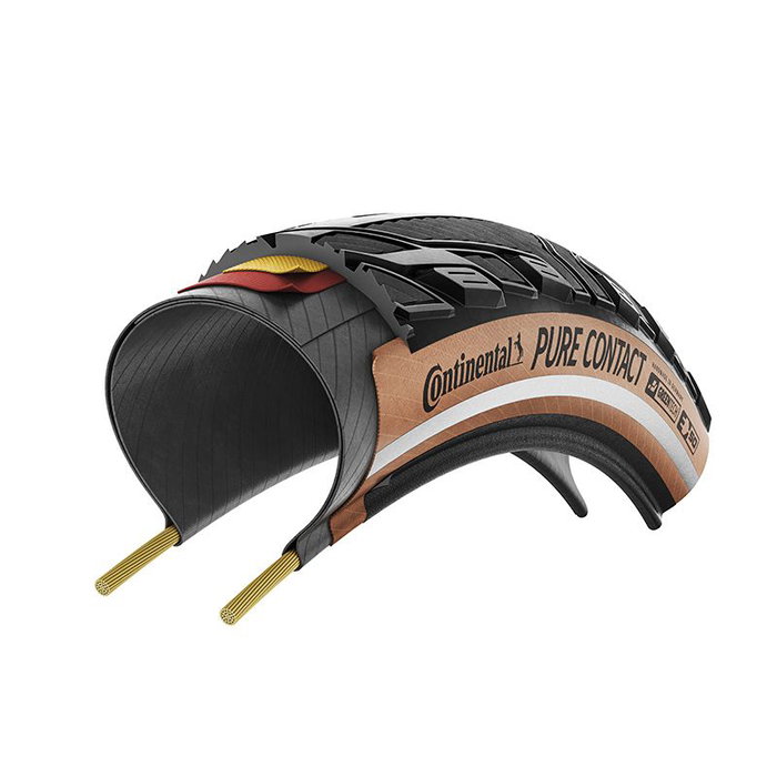 Continental Pure Contact Neumático 28x1.60 (40-622) Plegable Antipinchazos para Bicicleta Urbana y E-Bike Continental Pure Contact Neumático 28x1.60 (40-622) Plegable Antipinchazos para Bicicleta Urbana y E-Bike
