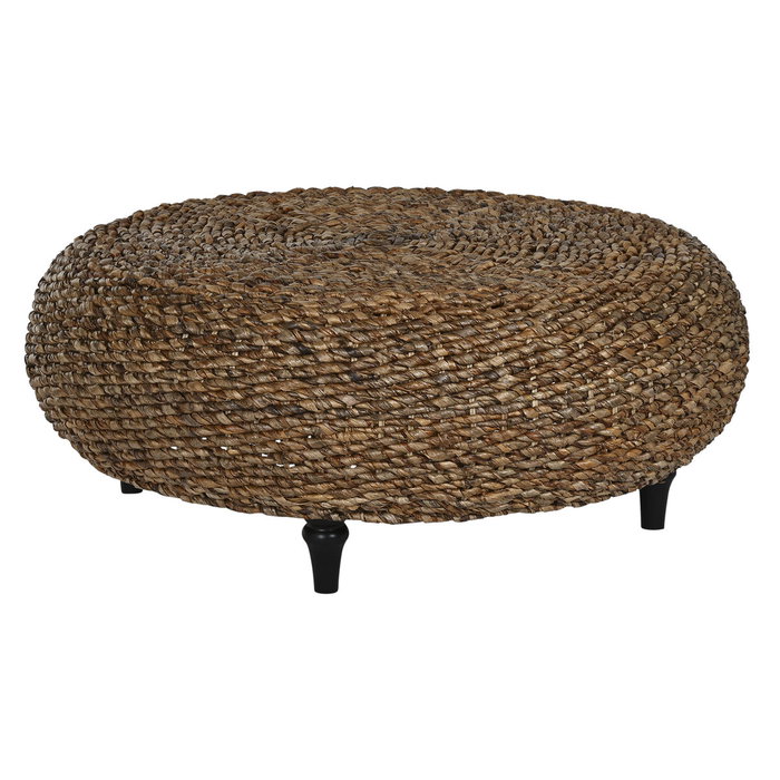DKD Home Decor Mesa de Centro de Fibra 119x119x46 Natural
