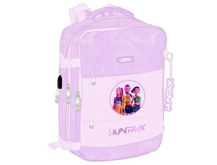 Safta Mochila Viaje Cabina K-Pop Demon Hunters Iconic para Portátil 15,6''