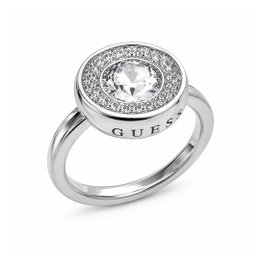 Guess Anillo Unique Solitaire JUBR03397JWRH54 Gris