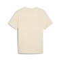 Camiseta de Manga Corta Hombre Puma Ess Tape Minimal Gold Beige