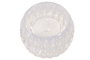 DKD Home Decor Decoración Luminosa Transparente 6x6x5 cm, 12 Unidades, LED, Incluye 3 Baterías