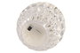 DKD Home Decor Decoración Luminosa Transparente 6x6x5 cm, 12 Unidades, LED, Incluye 3 Baterías