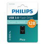 Philips USB 3.0 128GB Pico Edition Midnight Black STICK, Llavero, Hasta 180 MB/s