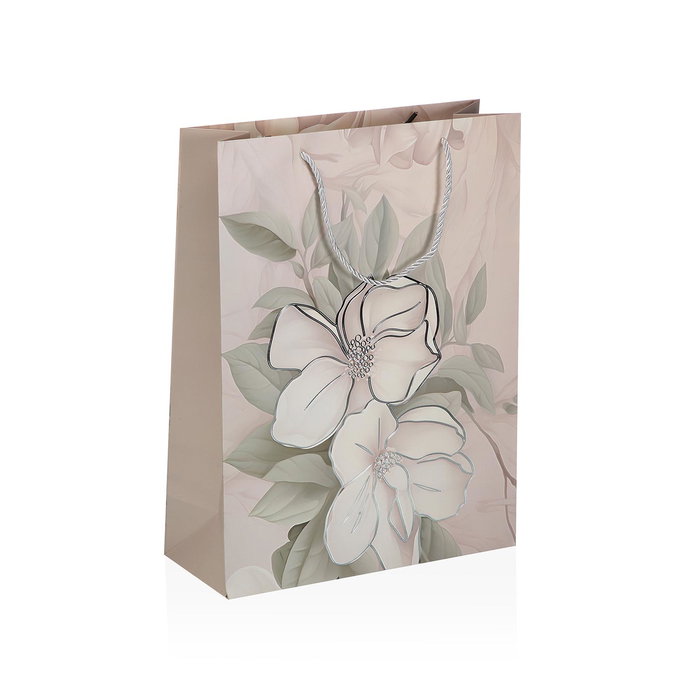 Versa Bolsa Surtida Grande Flores 30 x 40 cm Papel (12 Unidades)
