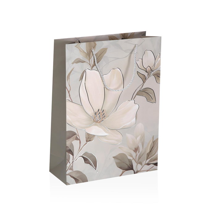 Versa Bolsa Surtida Grande Flores 30 x 40 cm Papel (12 Unidades)