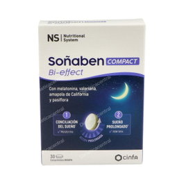 NS Soñaben Bi-Effect Melatonina 1,85Mg 30 Comp