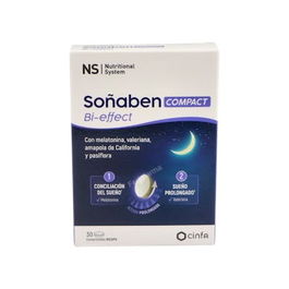 NS Soñaben Bi-Effect Melatonina 1,85Mg 30 Comp