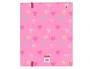 Safta Carpeta con recambio DIN A4 Benetton Heart con goma y separadores