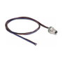 DeLOCK Delock Cable de Instalación Einbaukabel A-kodiert, 0.5 m, M8, 3 Pines Hembra, Panel con Cables Abiertos, Montaje Frontal