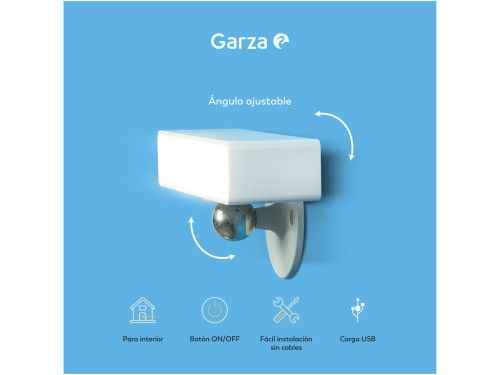 Garza 401559C PACK 2 Apliques LED Portátil Mesilla VEGA Blanco Recargable Regulable CRI>90 Luz Neutra