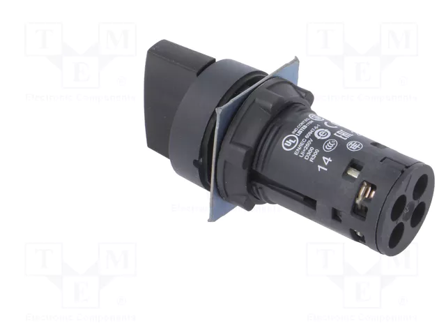 SCHNEIDER ELECTRIC Interruptor Rotativo Harmony XB7 22mm Negro SCHNEIDER ELECTRIC Interruptor Rotativo Harmony XB7 22mm Negro
