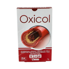 ACTAFARMA Oxicol 28 Cápsulas - Complemento con Monacolina K, Berberina y Resveratrol para Mantener Niveles Normales de Colesterol