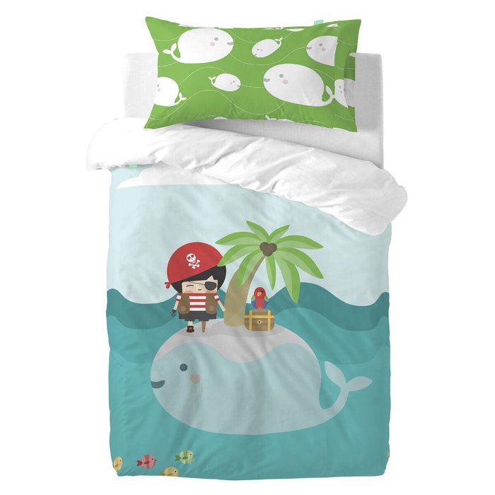Funda de almohada HappyFriday Happynois Pirata Multicolor 50 x 75 cm Funda de almohada HappyFriday Happynois Pirata Multicolor 50 x 75 cm