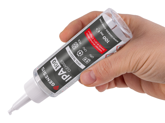 Genesis - Alcohol Isopropílico IPA 100, Limpiador para Extracción de Difusor Térmico, 100 ml