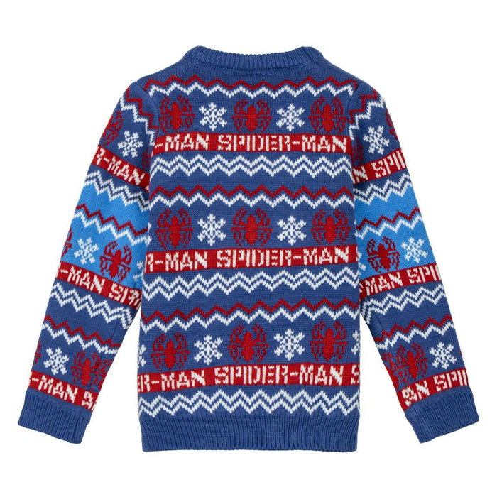 Cerdá Jersey Punto Navideño Spiderman 3 Años Blue