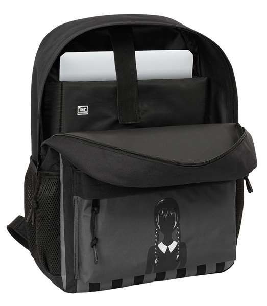Mochila Escolar Wednesday Negro 32 x 43 x 14 cm