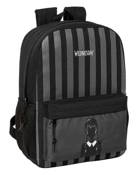 Mochila Escolar Wednesday Negro 32 x 43 x 14 cm