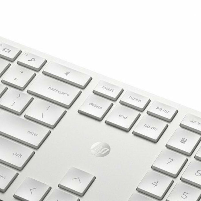 HP Combo de teclado y ratón inalámbricos 650, Blanco HP Combo de teclado y ratón inalámbricos 650, Blanco