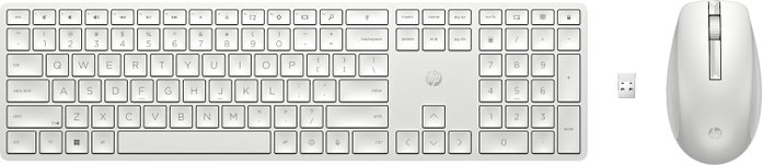 HP Combo de teclado y ratón inalámbricos 650, Blanco HP Combo de teclado y ratón inalámbricos 650, Blanco