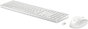 HP Combo de teclado y ratón inalámbricos 650, Blanco