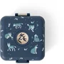 Monbento AABYH66225 Caja de Sándwich Infantil con Cubiertos Incluidos y Libres de BPA - Snacky Wolf