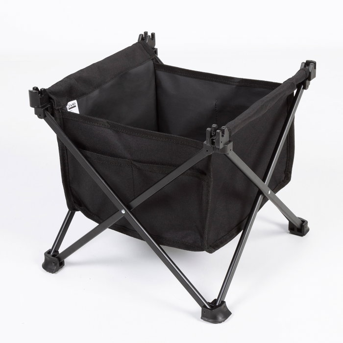 Aktive Mesa auxiliar plegable de camping con zona de almacenaje Aktive Mesa auxiliar plegable de camping con zona de almacenaje
