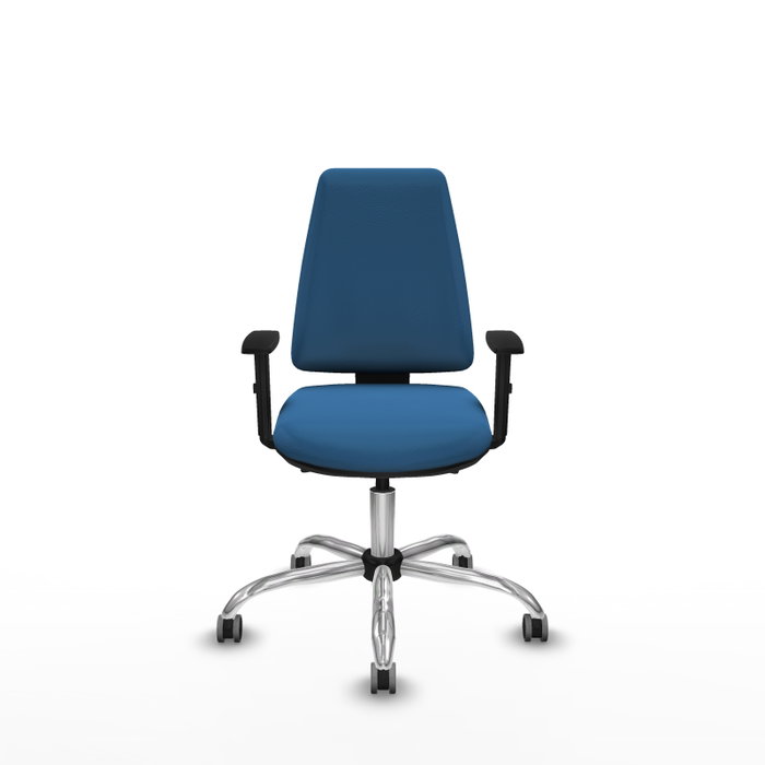 PIQUERAS Y CRESPO Silla de oficina Elche con mecanismo Asincro, Azul claro PIQUERAS Y CRESPO Silla de oficina Elche con mecanismo Asincro, Azul claro