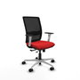 PIQUERAS Y CRESPO Silla de oficina Haches Rojo/Negro con Mecanismo Sincro/Traslack