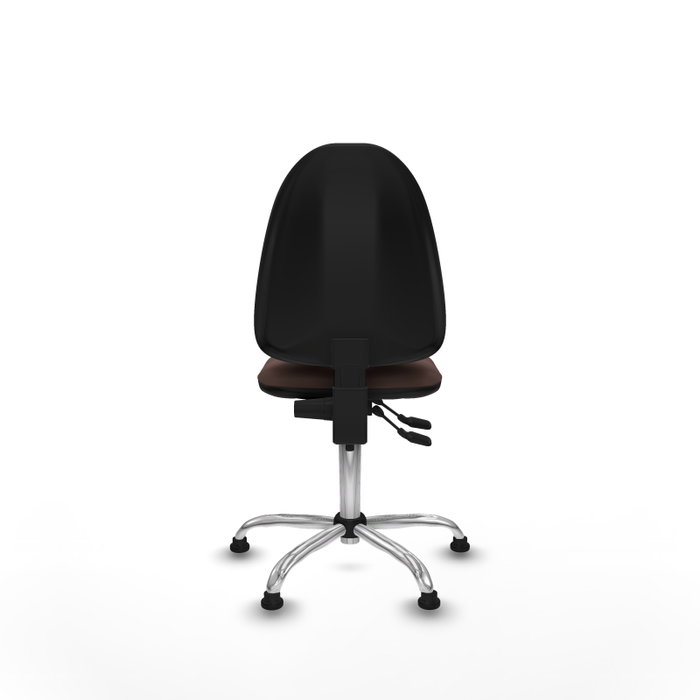 PIQUERAS Y CRESPO Silla de oficina Aýna Marrón oscuro sin brazos PIQUERAS Y CRESPO Silla de oficina Aýna Marrón oscuro sin brazos