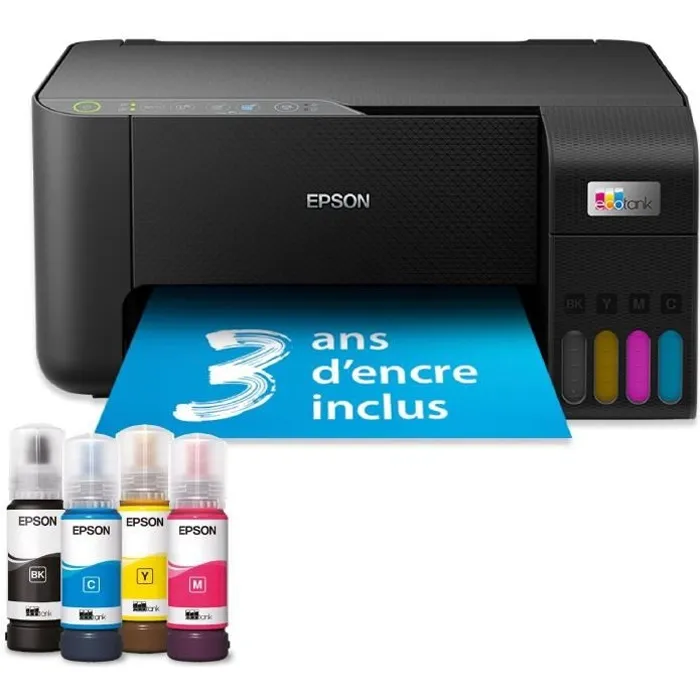 Epson EcoTank ET-2860 Impresora Multifunción A4 con Wi-Fi y Depósitos de Tinta