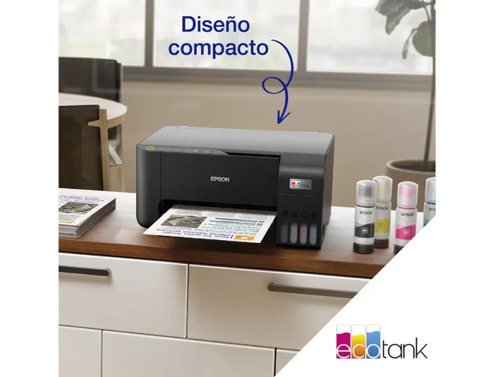 Epson EcoTank ET-2860 Impresora Multifunción A4 con Wi-Fi y Depósitos de Tinta