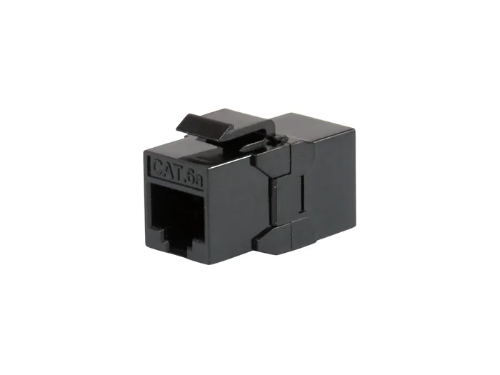 Equip Kit 8 conectores RJ45 hembra-hembra Keystone Cat6a negro