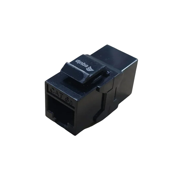 Equip Kit 8 conectores RJ45 hembra-hembra Keystone Cat6a negro