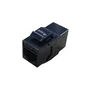 Equip Kit 8 conectores RJ45 hembra-hembra Keystone Cat6a negro