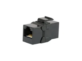 Equip Kit 8 conectores RJ45 hembra-hembra Keystone Cat6a negro