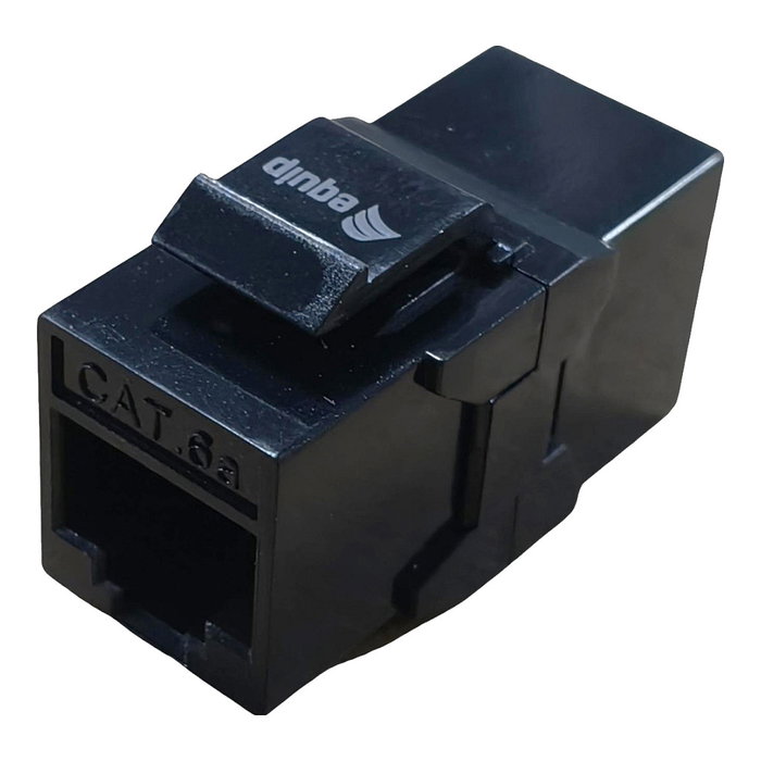Equip Kit 8 uds conector RJ45 hembra hembra UTP Cat6a keystone