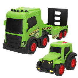 Teamsterz Camión Granja con Tráiler
