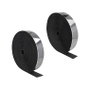 DeLOCK Cinta de gancho y bucle autoadhesiva 50 mm x 25 m negra