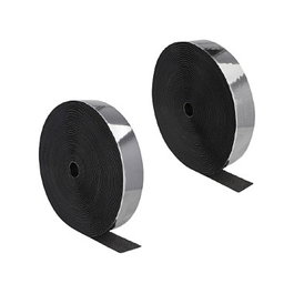 DeLOCK Cinta de gancho y bucle autoadhesiva 50 mm x 25 m negra