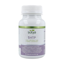 Sotya 5-HTP B6 Biotina Magnesio 60 Cápsulas 650 mg