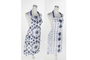 DKD Home Decor Delantal Tradicional Azul Blanco 0.5 x 80 x 60 cm Set de 2 (4 Unidades)