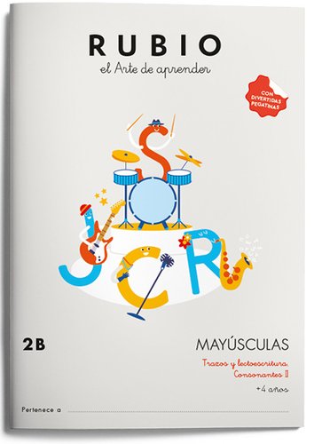 Rubio Cuaderno Mayúsculas 2B A4