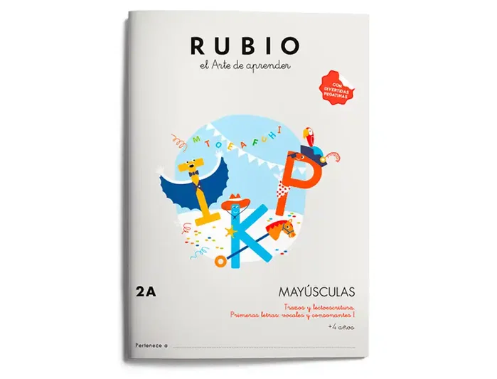 Rubio Cuaderno mayúsculas 2B