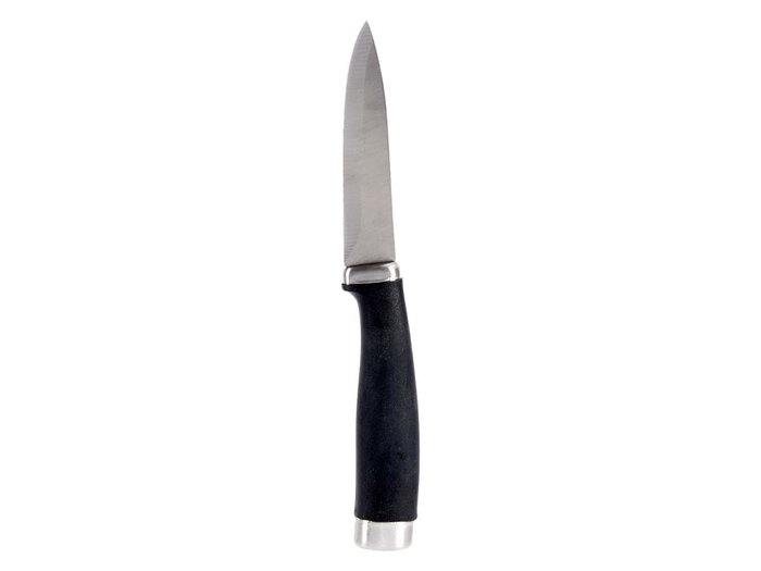 Kinvara Cuchillo Pelador Acero Inox Plata y Negro Pack de 36 Kinvara Cuchillo Pelador Acero Inox Plata y Negro Pack de 36