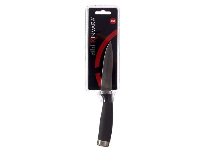 Kinvara Cuchillo Pelador Acero Inox Plata y Negro Pack de 36 Kinvara Cuchillo Pelador Acero Inox Plata y Negro Pack de 36