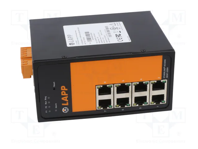 LAPP M08T-2GEN Ethernet Switch no administrado LAPP M08T-2GEN Ethernet Switch no administrado