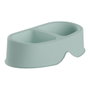 Plastiken Comedero Doble Bebedero Doble Menta 0.5L + 0.5L